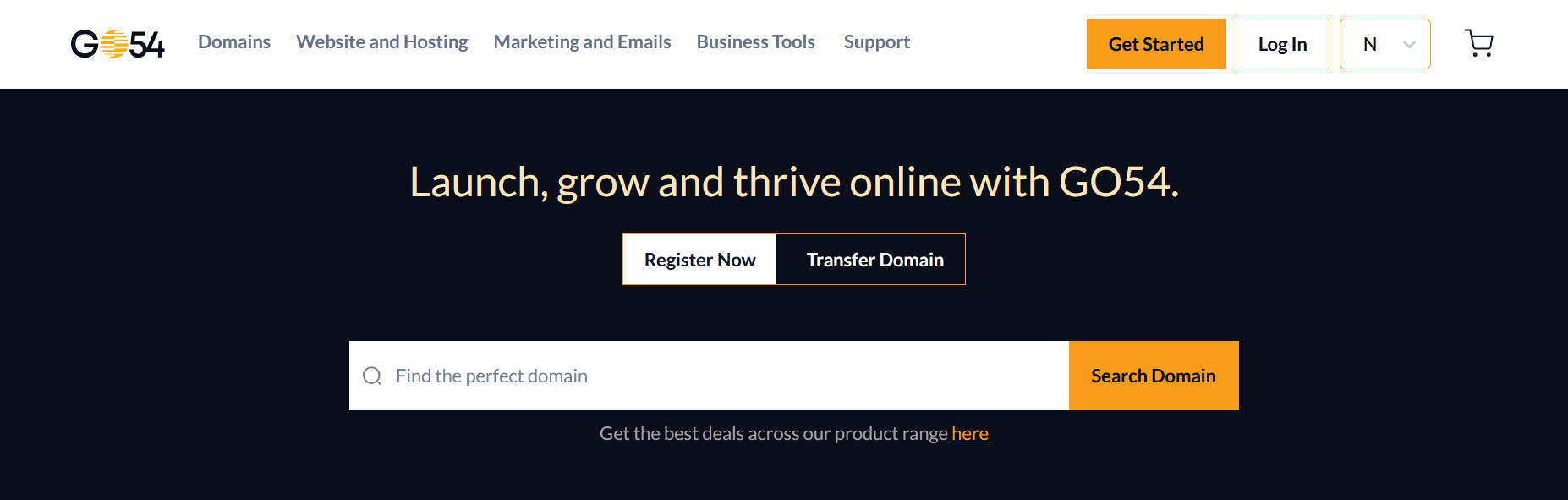 Domain name registration | GO54